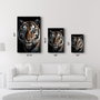 Wallity Pintura Decorativa de Vidrio Templado Multicolor 46 x 72 cm